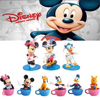 ชุดของเล่นฟิกเกอร์ Disney Minnie Mickey สําหรับเด็ก 3 ชิ้น 6 ชิ้น