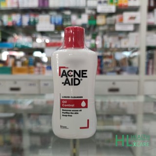 ACNE AID liquid cleanser Oil control แอคเน่เอดสีแดง สำหรับคนผิวมัน เป็นสิวง่าย