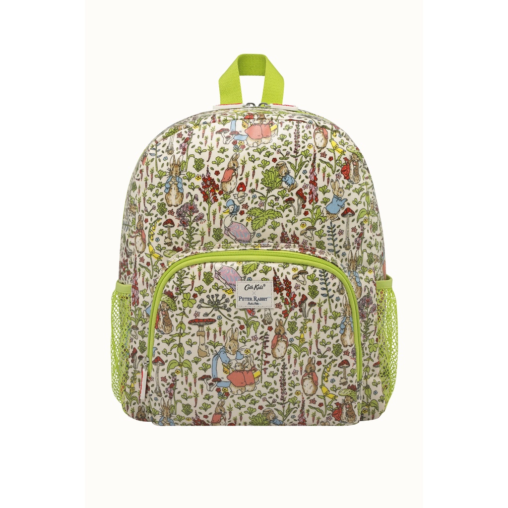 Cath Kidston Kids Classic Large Backpack with Mesh Pocket Garden Ditsy Cream Shopee Thailand