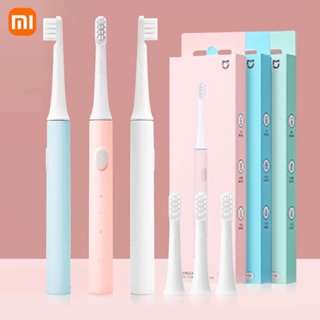 Xiaomi Mijia Sonic แปรงสีฟันไฟฟ้า T100 อัลตราโซนิก แปรงสีฟันอัตโนมัติ กันน้ํา ชาร์จ USB