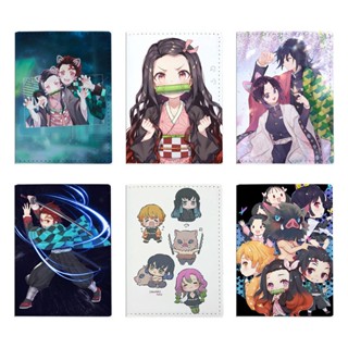 เคสหนังสือเดินทาง พิมพ์ลายการ์ตูนดาบพิฆาตอสูร PU HZ-79