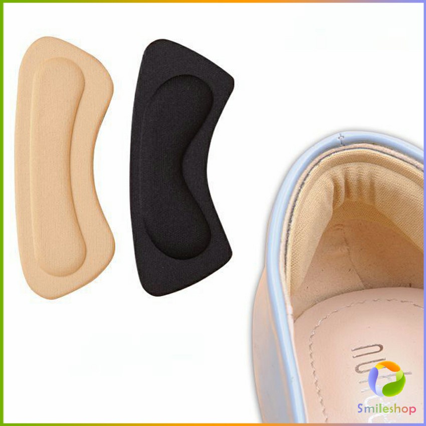 Smileshop แผ่นกันกัด  แผ่นกันรองเท้ากัด เนื้อนิ่ม ช่วยแก้รองเท้าหลวม 1 แพค ต่อ คู่  Sponge heel pad