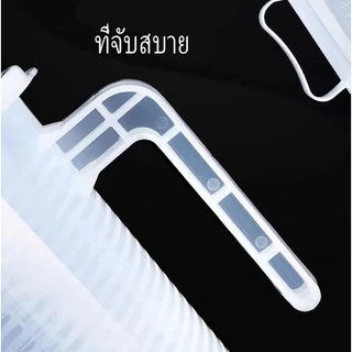 ถ้วยตวง เหยือกตวงพลาสติก ถ้วยตวงพลาสติกใส free gift พร้อมฝาปิด ขนาด 1000ml/2000ml/3500ml/5000 ml