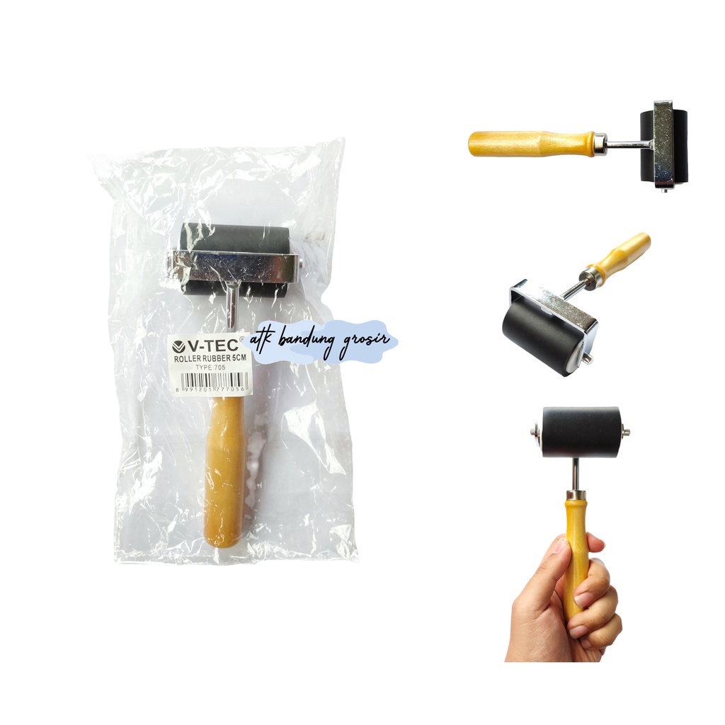 V-Tec Roller Rubber 705 Iron 5 cm / Vtec Roll Painting Iron Material / Roll for Painting V-Tec – Iro