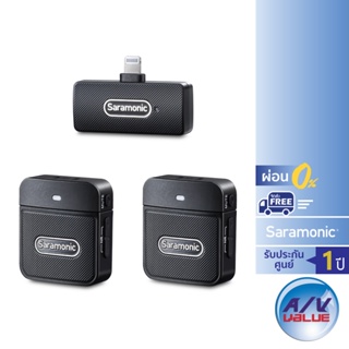 Saramonic Blink100 B4 (TX+TX+RXDi) - Ultracompact 2.4GHz Dual-Channel Wireless Microphone System ** ผ่อน 0% **