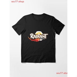 Tee New RADIANT Essential T-Shirt เสื้อยืด ดพิมพ์ลาย ดผ้าเด้ง คอกลม cotton ความนิยม discount Unisex