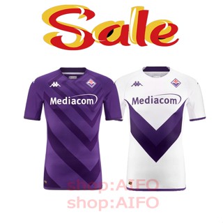 เสื้อกีฬาแขนสั้น ลายทีมชาติฟุตบอล Fiorentina Jersey 22 23 ชุดเหย้า คุณภาพสูง สําหรับผู้ชาย