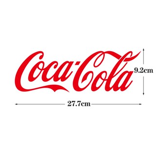 สติกเกอร์สะท้อนแสง ลายโลโก้ Coca-Cola แบบสร้างสรรค์ สําหรับต…