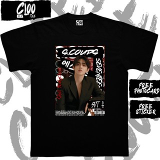 เสื้อวันพีช เสื้อสาวอวบ 【HOT】เสื้อยืด พิมพ์ลาย Kpop S.COUPS SEVENTEEN CLOO.TEE fanmade4V32423V Tee