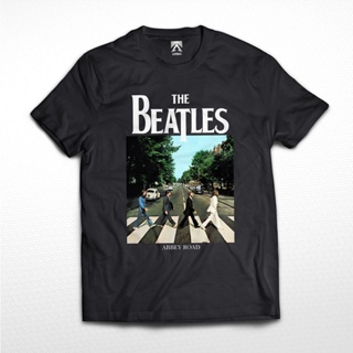 Kaos BAND THE BEATLES Abbey เสื้อยืดลําลอง แขนสั้น พิมพ์ลายวงร็อค KAOS BAND VINTAGE สําหรับผู้ชาย และผู้หญิง