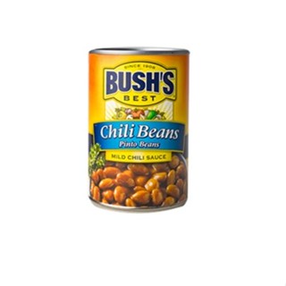 Bushs Chili Beans Pinto Beans 454g ถั่ว ถั่วกระป๋อง ถั่วอบซอส