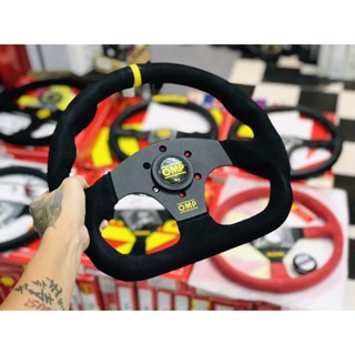 พวงมาลัย OMP SUPERQUADRO พวง แท้ Italy steering wheel omp superquadro super quadro original หนังกลับ หนังแท้ ของแท้