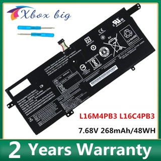 L16C4PB3 Laptop Battery for Lenovo IdeaPad 720S-13ARR Series 720S-13IKB L16M4PB3 L16L4PB3 7.68V 268mAh/48WH