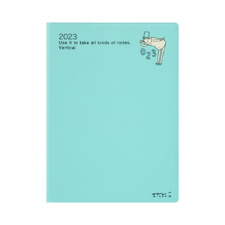 MIDORI Pocket Diary A6 Vertical Ojisan 2023 (D22184006)/ ไดอารี ปี 2023 ขนาด A6 Vertical ลายคุณลุงโอจี้ซัง แบรนด์ MIDORI