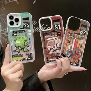 [ส่งจากไทย] เคสไอโฟน เคสโฮโลแกรม ลายหุ่นยนต์  iPhone 14 13 12 11 Pro Max iphone XR XS MAX(เคสเปลี่ยนสีตามสีเครื่อง )