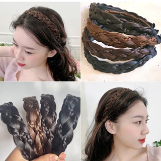 ใหม่ ปีกกว้าง วิกผม ที่คาดผม แฟชั่น สาว บิด ถักเปีย ที่คาดผม…