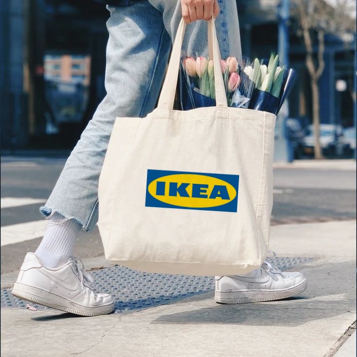 Tote Bag Canvas lKEA / Bag Nudie Canvas / Tote Bag Canvas / TYPE A