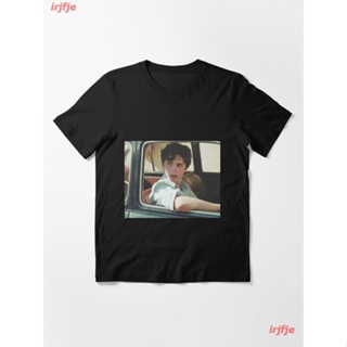 New Timothée Chalamet Essential T-Shirt ผู้หญิง ดพิมพ์ลาย ดผ้าเด้ง คอกลม cotton ความนิยม discount Unisex