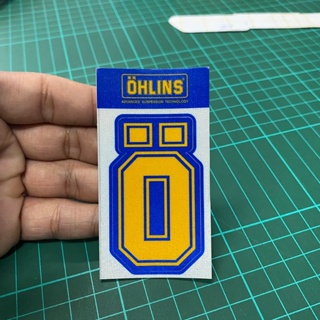 ติกเกอร์ OHLINS(โอลิน) ,VR46 3Mสะท้อนแสง ขนาด3.5x7cm. สำหรับแปะมอไซค์ หรือแปะเพื่อความสวยงามตามใจชอบ