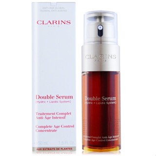 Clarins Double Serum [Hydric + Lipidic System] Complete Age Control Concentrate 30ml / 50ml