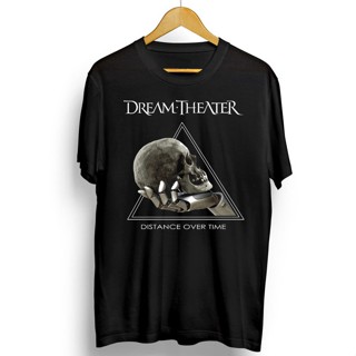 เสื้อยืดวินเทจเสื้อยืด พิมพ์ลายภาพยนตร์ Dream Theater Distro Distance Over Time Series สําหรับผู้ชายS-5XL