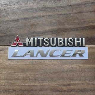 โลโก้ MITSUBISHI LANCER ตัวหนังสือฝาท้าย (จำนวน 2 ชิ้น)