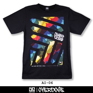 เสื้อเบลาส์ เสื้อวินเทจผญ Overdose T-shirt เสื้อยืดคอกลม สีดำ รหัส AI-06(โอเวอโดส) เสื้อครอปสายฝอ