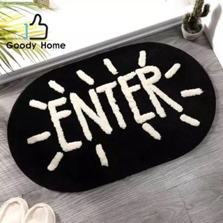 แหล่งขายและราคาGoody Home พรมเช็ดเท้า ขนาด 40*60 Cm. นุ่มสบาย มีแผ่นตาข่ายกันลื่นด้านล่างของพรมอาจถูกใจคุณ