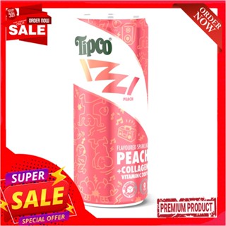 ทิปโก้อิซซี่สปาร์คกลิ้งรสพีชวิตซี330มลTIPCO IZZY PEACH SPARKLING + VIT C 330ML