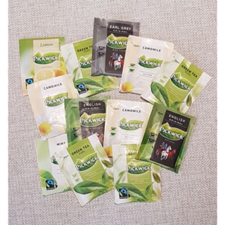 ชา Pickwick Tea ชาซอง แบบสุ่ม 12 ซอง/ชุด หลายรสชาติ ของแท้ ของใหม่ พิควิค