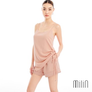 [MILIN] Delight Top Side ruched spaghetti straps top เสื้อสายเดี่ยวมีสายรูดด้านข้าง