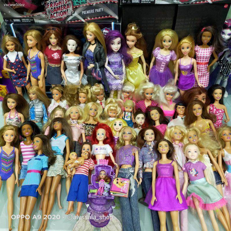 จัดส่งทันที🎀เซต 1🎀 ตุ๊กตาบาร์บี้ เจ้าหญิงดิสนีย์ บาร์บี้วินเทจ แท้ 💯% มือสอง สภาพดี Barbie doll