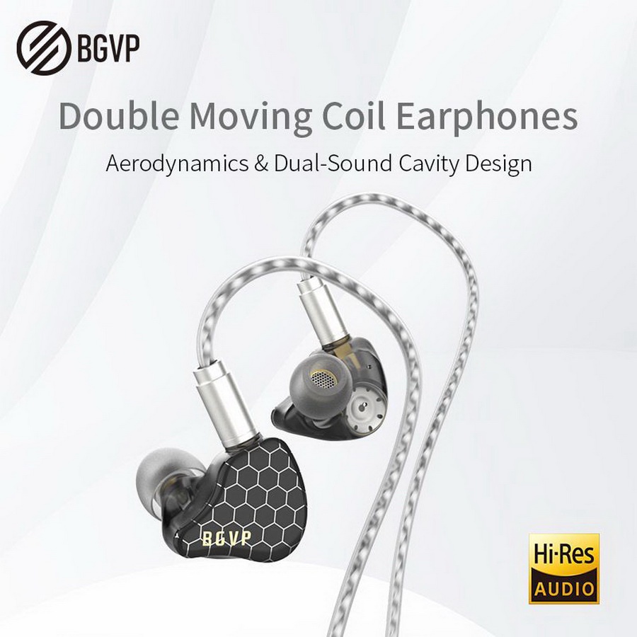 BGVP Scale หูฟัง 2 ไดรเวอร์ 2DD รองรับ Hi-Res ประกันศูนย์ไทย