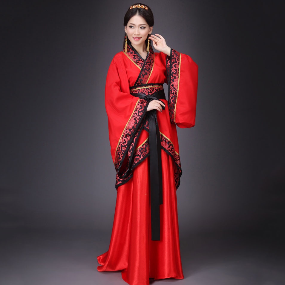 เสื้อผ้าคอสเพลย์  Hanfu National Chinese Dance Costume Men Ancient Cosplay Traditional Chinese Clothing for Women Hanfu