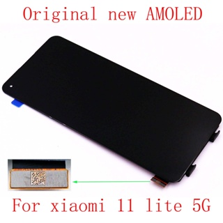 Original AMOLED Screen For Xiaomi MI 11 Lite Display Touch Screen Digitizer Assembly Replacement for MI 11 Lite 5G