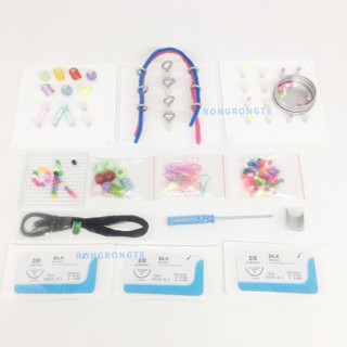 ♀▽♨Laparoscopic Simulator Module Instruments For Nurse Students Teaching Laparoscopy Trainer Training Box Surgical Sutur