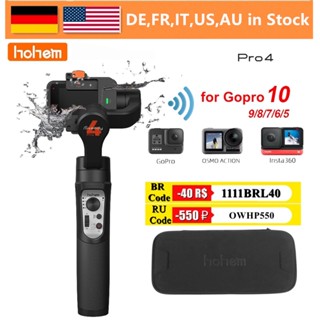 Hohem iSteady Pro 4 3-Axis Gimbal Action Camera Handheld Stabilizer Anti-Shake Wireless Control for GoPro Hero 10 OSMO I