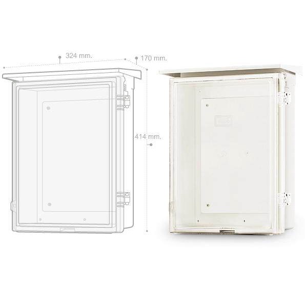 Nano ตู้ กันฝนพลาสติก นาโน NANO 103W