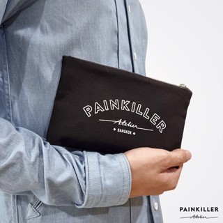 PAINKILLER เพนคิลเลอร์ กระเป๋าผ้า กระเป๋าผู้ชาย แฟชั่นผู้ชาย / PK CURVE POUCH / รุ่น 03-0-0908 (SS21)