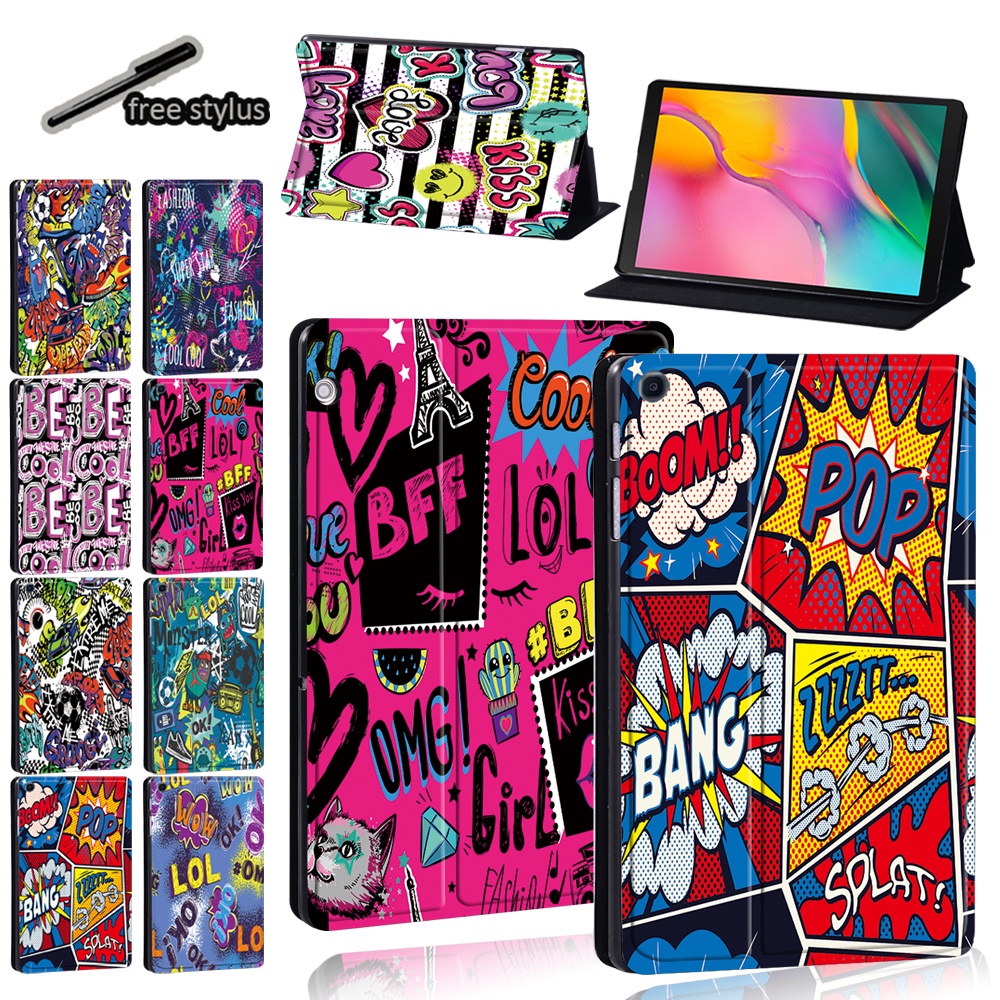Tablet Case for Samsung Galaxy Tab S6 Lite/Tab A7/Tab A A6/Tab A 9.7/Tab S5e/Tab A 8/s4/6/7 Graffiti