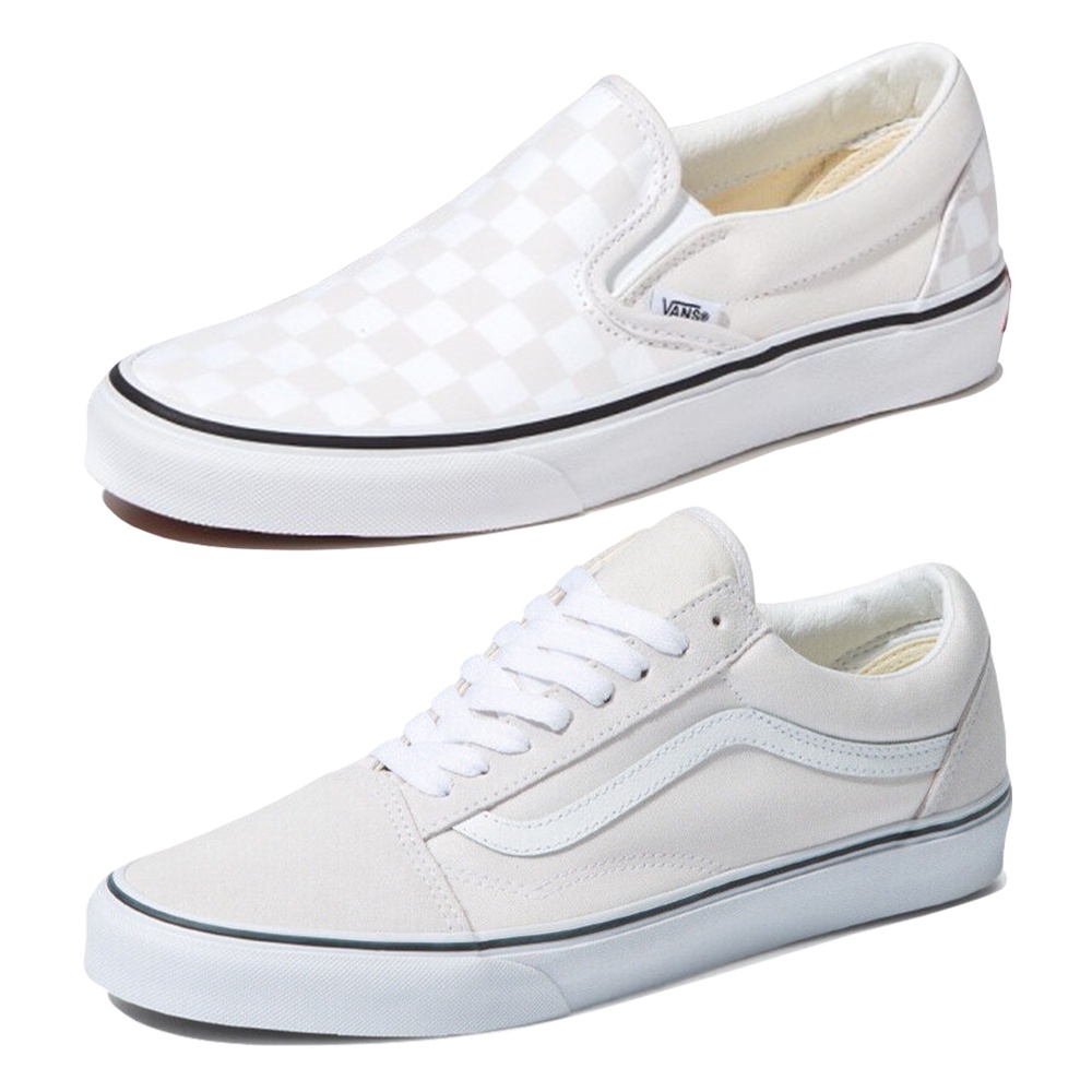 Vans รองเท้าผ้าใบ Old Skool / Classic Slip-On Color Theory | White (2รุ่น)