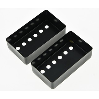 Hs-(พร้อมส่ง) ฝาครอบปิ๊กอัพกีตาร์ โลหะ สีดํา 52 มม. LP Humbucker สําหรับ LP 2 ชิ้น