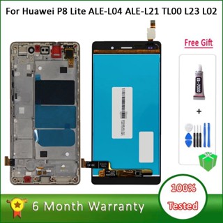 High Quality 5.0&amp;quot; Screens For Huawei P8 Lite LCD ALE-L04 ALE-L21 TL00 L23 L02 Display Touch Screen Digitizer Asse00