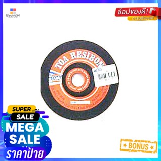 แผ่นเจียร์บาง TOA-RESIBON AC60 4 นิ้วGRINDING DISC TOA-RESIBON AC60 4" THIN