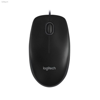 (สปอตสินค้า)▩⚡️กรุงเทพฯด่วน1ชั่วโมง⚡️ LOGITECH B100 MOUSE รับประกัน 3 ปี ของศูนย์ SYNNEX / SIS