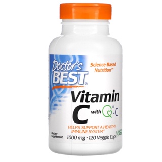 ของแท้100%มีลูกค้าประจำมีหน้าร้านในไอจีDoctor’s_best/Vitamin.C_with_Q10/1000mg120veggiecaps