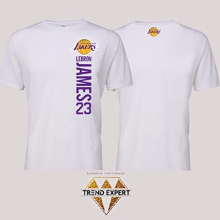 เสื้อคู่วินเทจ เสื้อคู่รัก เสื้อคนอ้วน - lakers_tshirt_lakers2020 เสื้อสีขาว เสื้อวินเทจชาย เสื้อยืด