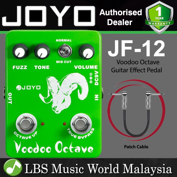Joyo JF-12 Voodoo Octave Germanium Fuzz 60s Rock กีตาร์ไฟฟ้าพร้อม MID Cut (JF12 JF 12)