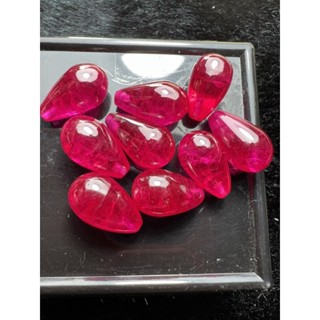 Lab Thai Ruby Briollette weight 8 carats 1 pieces