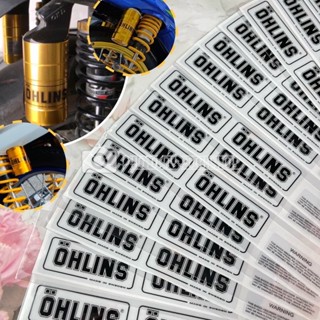 สติ๊กเกอร์ติดโช๊ค OHLINS แบบใส ส่งของทุกวันครับ